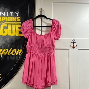 Pink Women's romper
